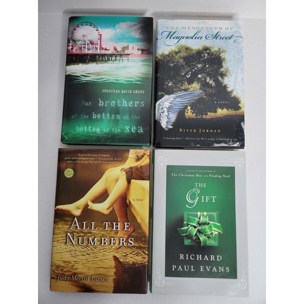 4 Hardcover Fiction Novels Books Lot Richard Paul Evans Larsen Jordan Holt Kranz